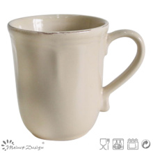 Taza de café de cerámica gris elegante